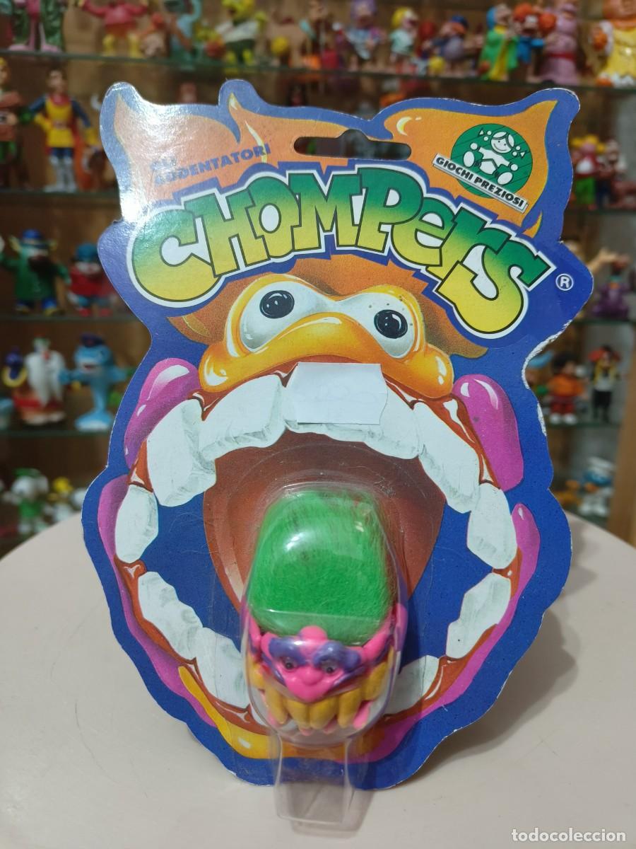Juguetes antiguos y Juegos de colecci&oacute;n: Ocasion coleccionista ! Blister a&ntilde;os 80 monstruo Chompers a&ntilde;os 90 Giochi Preziosi no madballs terror
