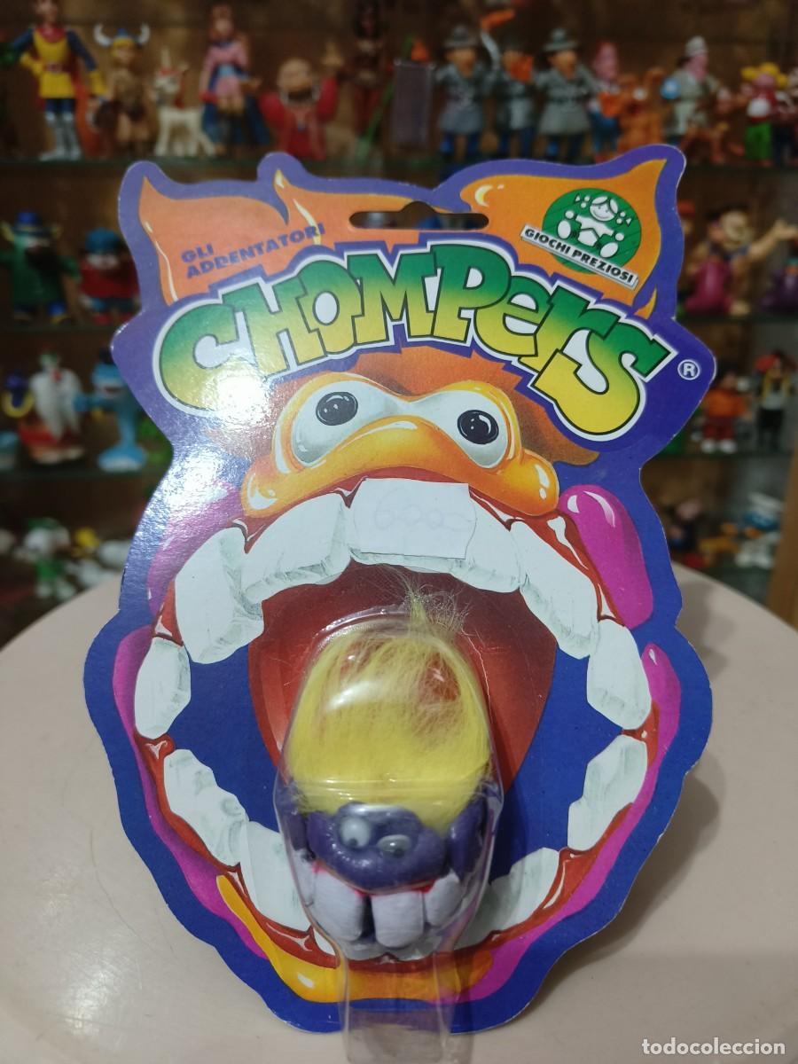 Juguetes antiguos y Juegos de colecci&oacute;n: Ocasion coleccionista ! Blister a&ntilde;os 80 monstruo Chompers a&ntilde;os 90 Giochi Preziosi no madballs terror
