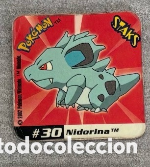 Juguetes antiguos y Juegos de colecci&oacute;n: Pokemon staks nintendo 2002 nidorina 30