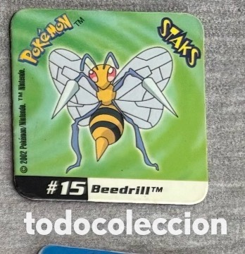 Juguetes antiguos y Juegos de colecci&oacute;n: Pokemon staks nintendo 2002 beedrill 15