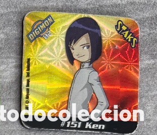 Juguetes antiguos y Juegos de colecci&oacute;n: Staks im&aacute;n digimon 2001 n&uacute;mero 151 ken