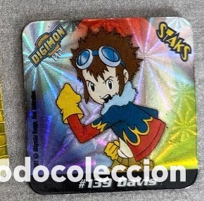 Juguetes antiguos y Juegos de colecci&oacute;n: Staks im&aacute;n digimon 2001 n&uacute;mero 139 davis