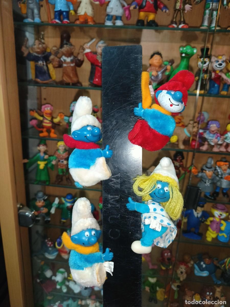 Juguetes antiguos y Juegos de colecci&oacute;n: Ocasion coleccionistas ! Lote 4 piti pinzas Pitipinzas vintage a&ntilde;os 80 90 Pitufos