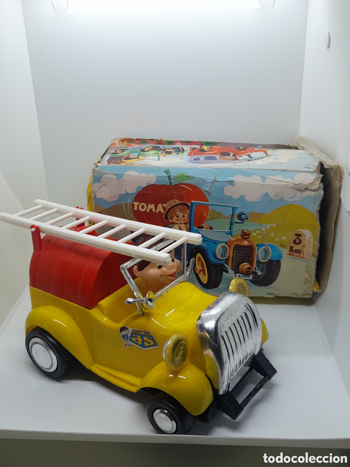 Juguetes antiguos y Juegos de colecci&oacute;n: ANTIGUO COCHE CON RESORTE, TRIKIN. DE JUGUETES SANTA ANA. IBI.