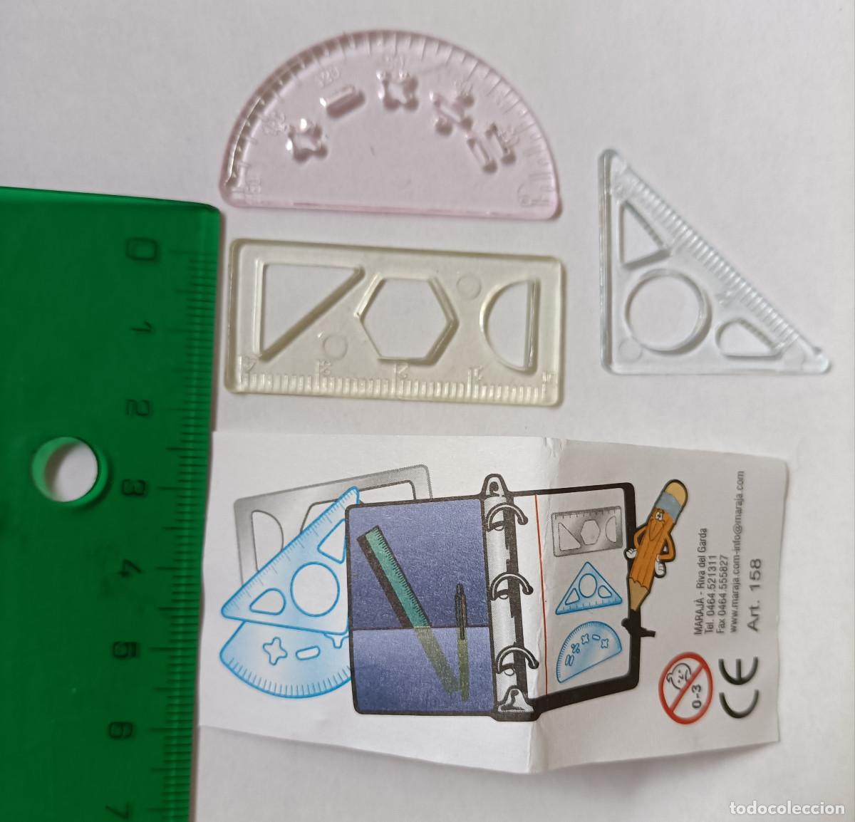 Juguetes antiguos y Juegos de colecci&oacute;n: piezas regla escuadra porta angulos miniatura escala pa diorama casa mu&ntilde;eca de huevo sorpresa maraja