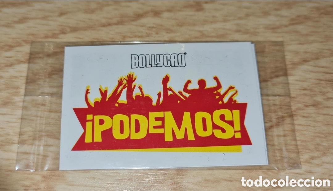 Juguetes antiguos y Juegos de colecci&oacute;n: Pegatina o tatuaje tattoo Bollicao Bollycao f&uacute;tbol podemos precintado nuevo