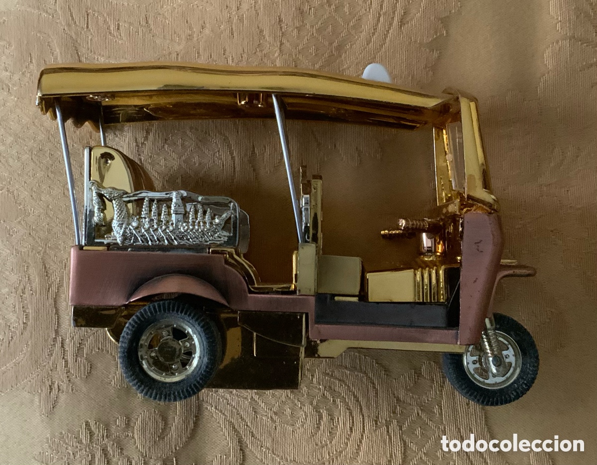 Juguetes antiguos y Juegos de colecci&oacute;n: TUK TUK TAXI DE TAILANDIA DE JUGUETE