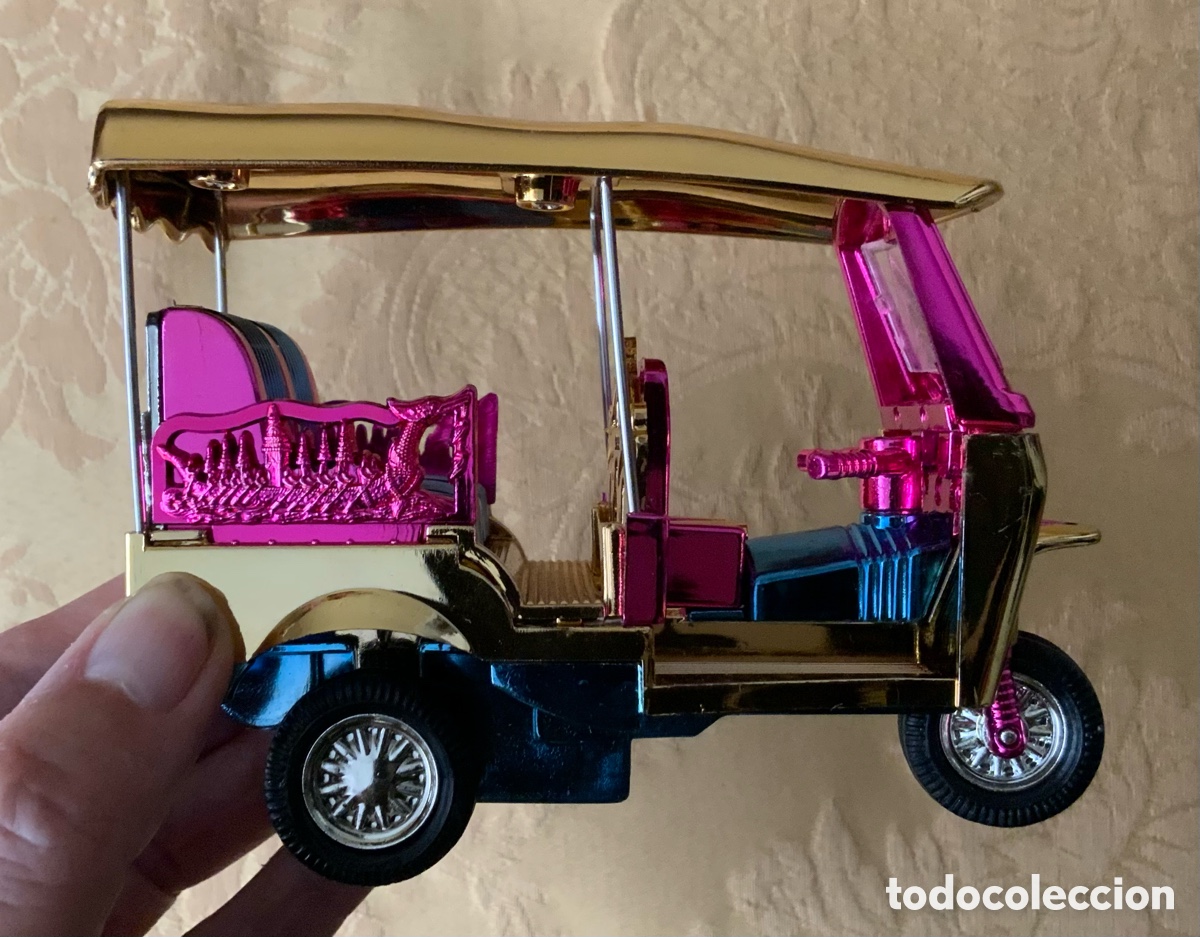 Juguetes antiguos y Juegos de colecci&oacute;n: TUK TUK TAXI DE TAILANDIA DE JUGUETE