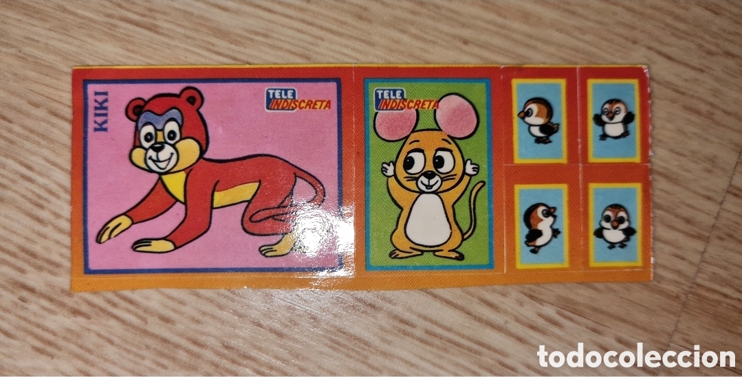 Juguetes antiguos y Juegos de colecci&oacute;n: Pegatina Tao Tao tele indiscreta dibujos a&ntilde;os 80 90 premium colecci&oacute;n