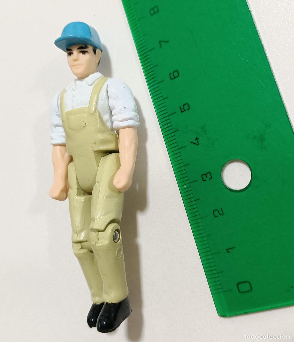 Juguetes antiguos y Juegos de colecci&oacute;n: persona humana mecanico articulado escala humano mu&ntilde;eco figura mono casco diorama obra