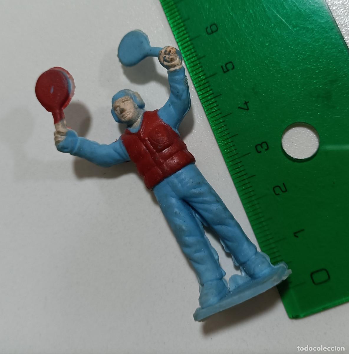 Juguetes antiguos y Juegos de colecci&oacute;n: figura escala humana mu&ntilde;eco humano controlador aereo aeropuerto diorama