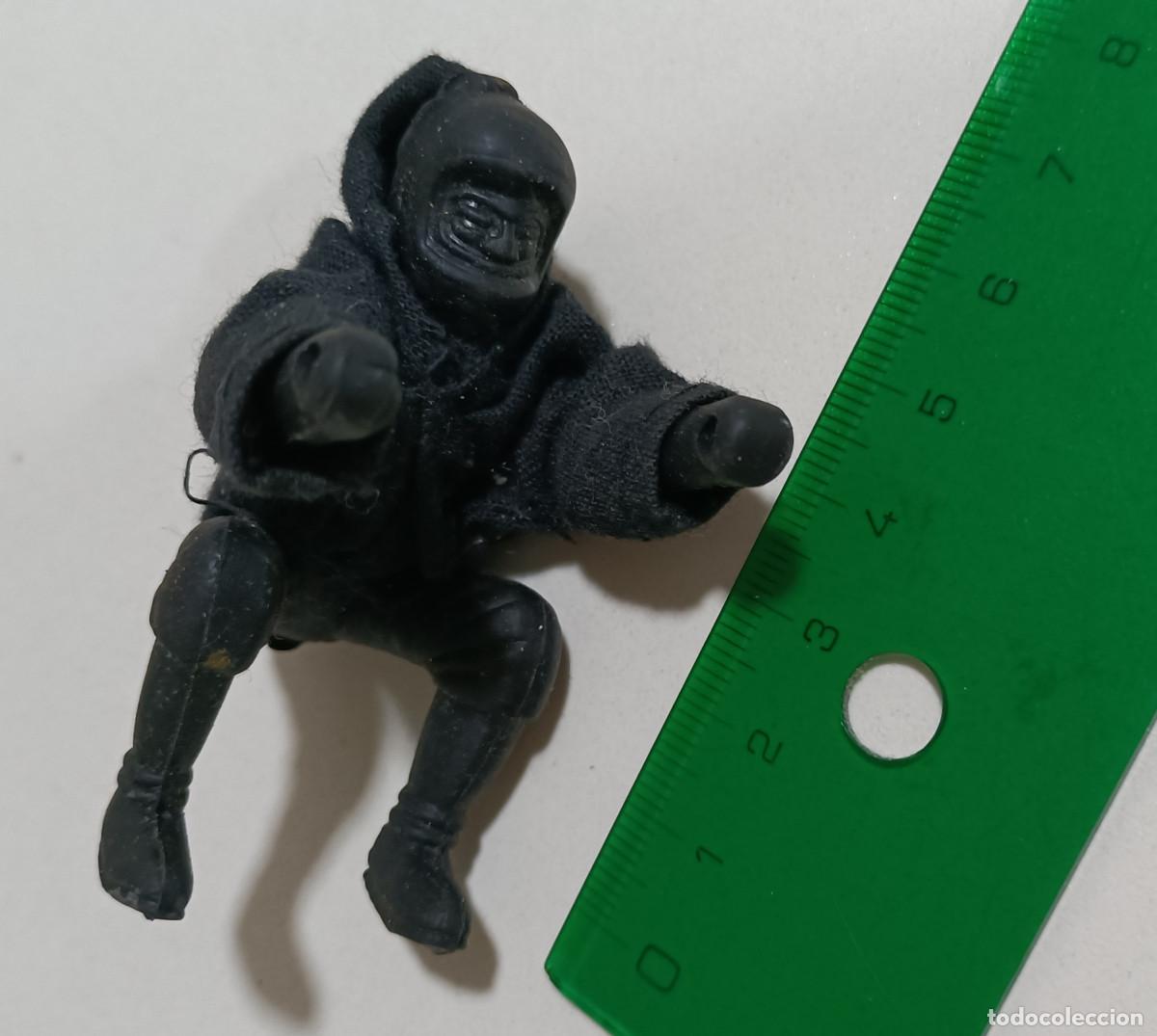 Juguetes antiguos y Juegos de colecci&oacute;n: figura escala humana mu&ntilde;eco motorista goma chaqueta negro