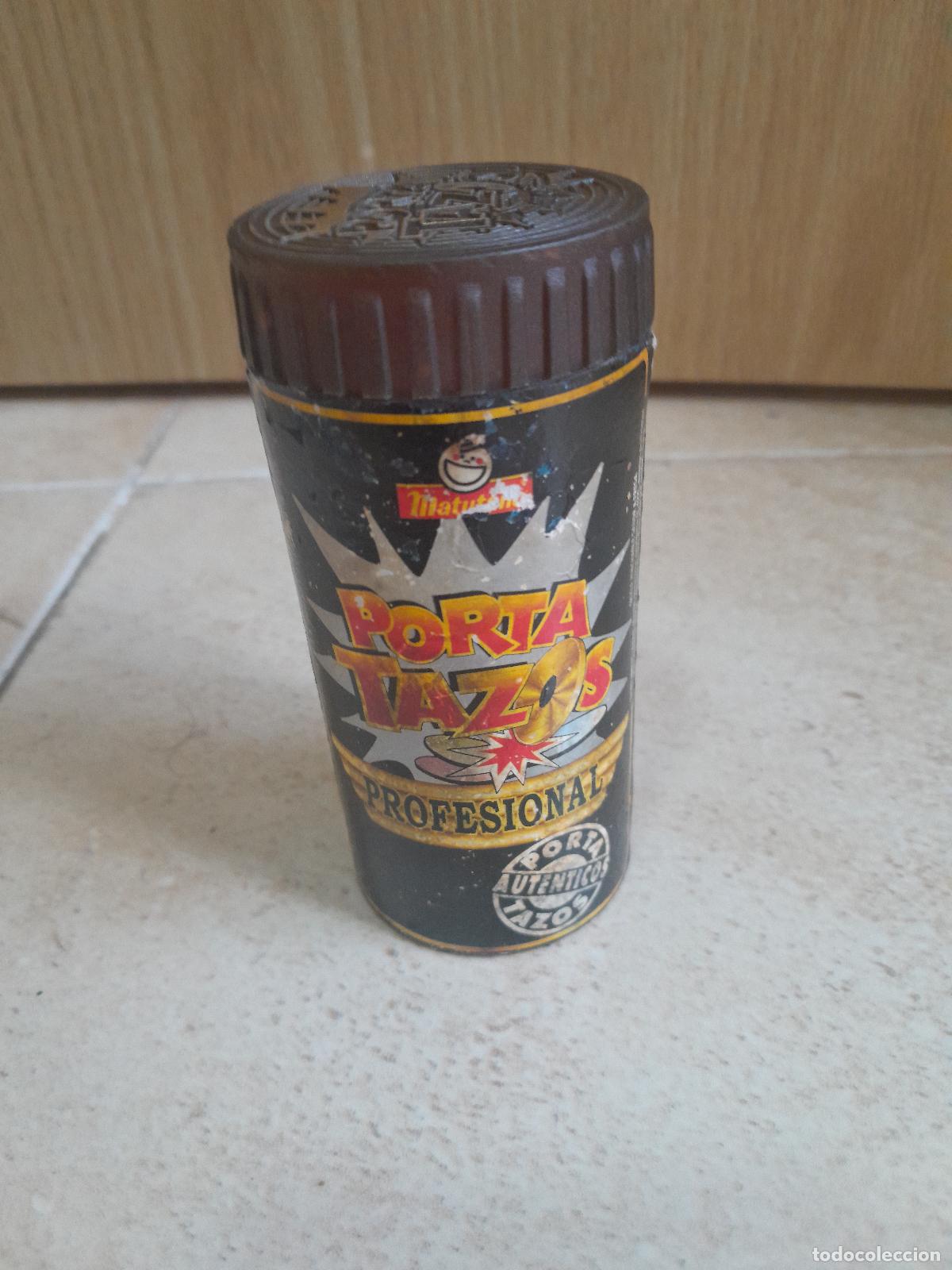 Juguetes antiguos y Juegos de colecci&oacute;n: Porta Tazos Profesional Marr&oacute;n Portatazos