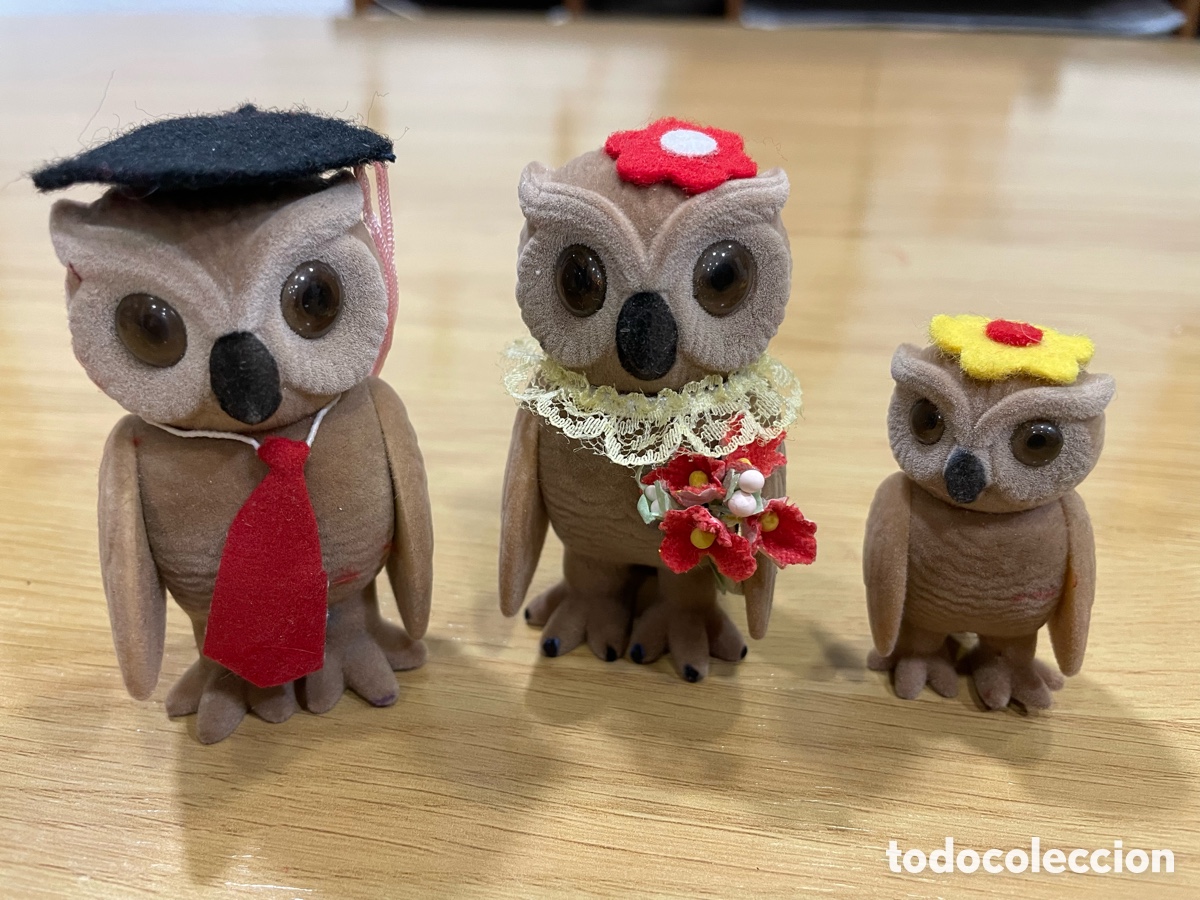 Juguetes antiguos y Juegos de colecci&oacute;n: Sylvanian Families - Familia de buhos