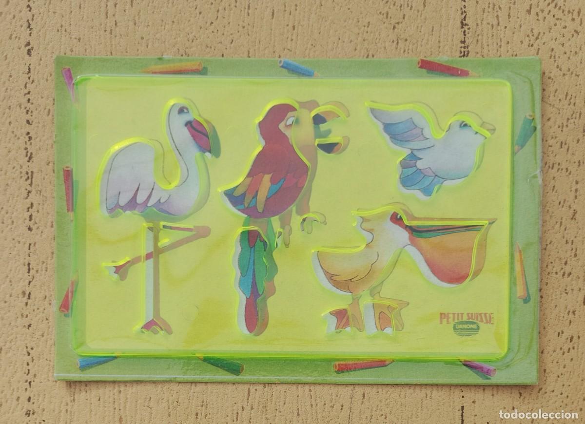 Juguetes antiguos y Juegos de colecci&oacute;n: Siluetas de Petit Suisse Promocional Danone