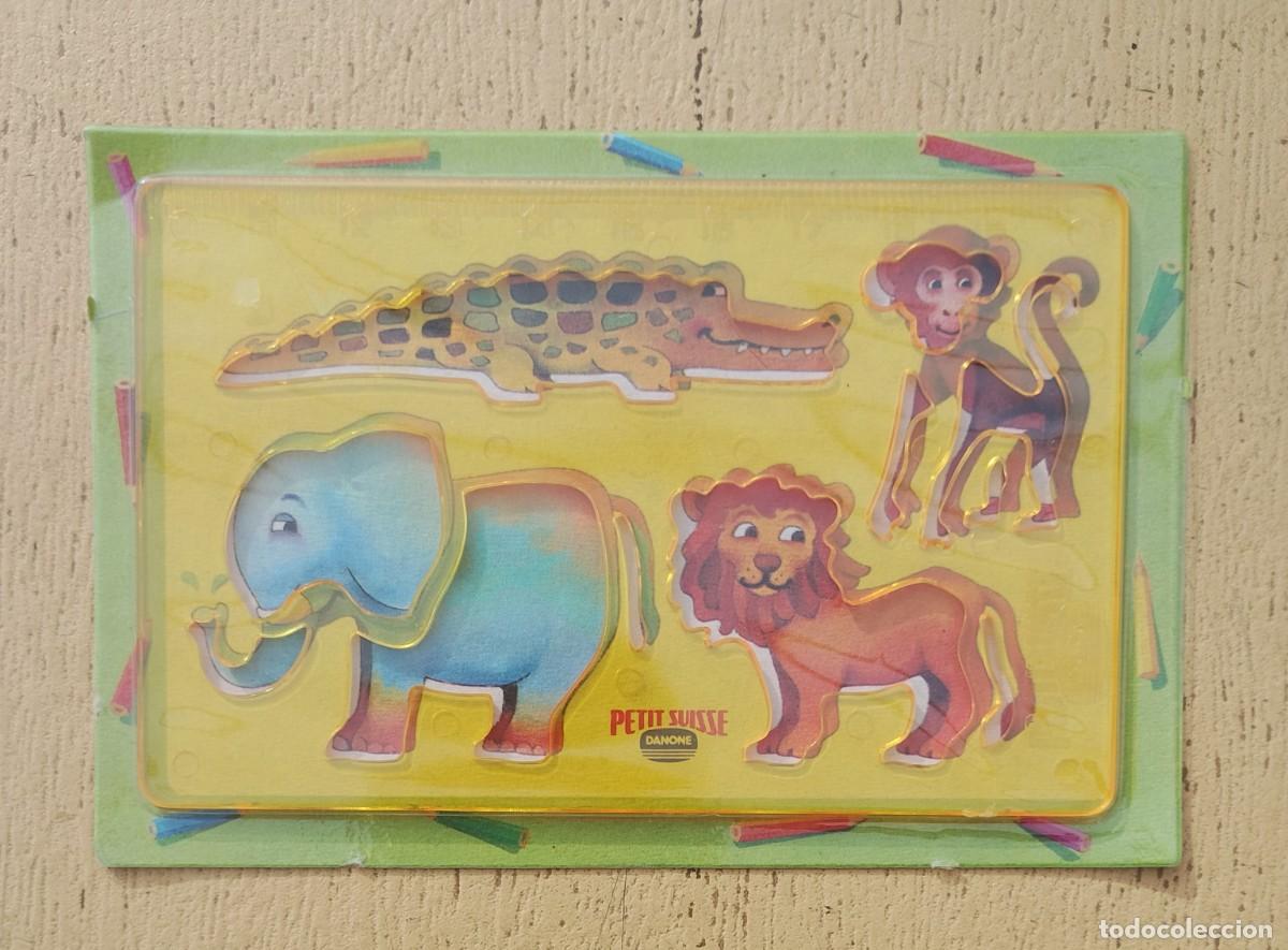 Juguetes antiguos y Juegos de colecci&oacute;n: Siluetas de Petit Suisse Promocional Danone
