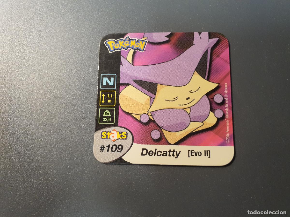 Brinquedos antigos e Jogos de cole&ccedil;&atilde;o: TAZO CROMO POKEMON -- 2006 -- POKEMON STAKS -- N&ordm; 109