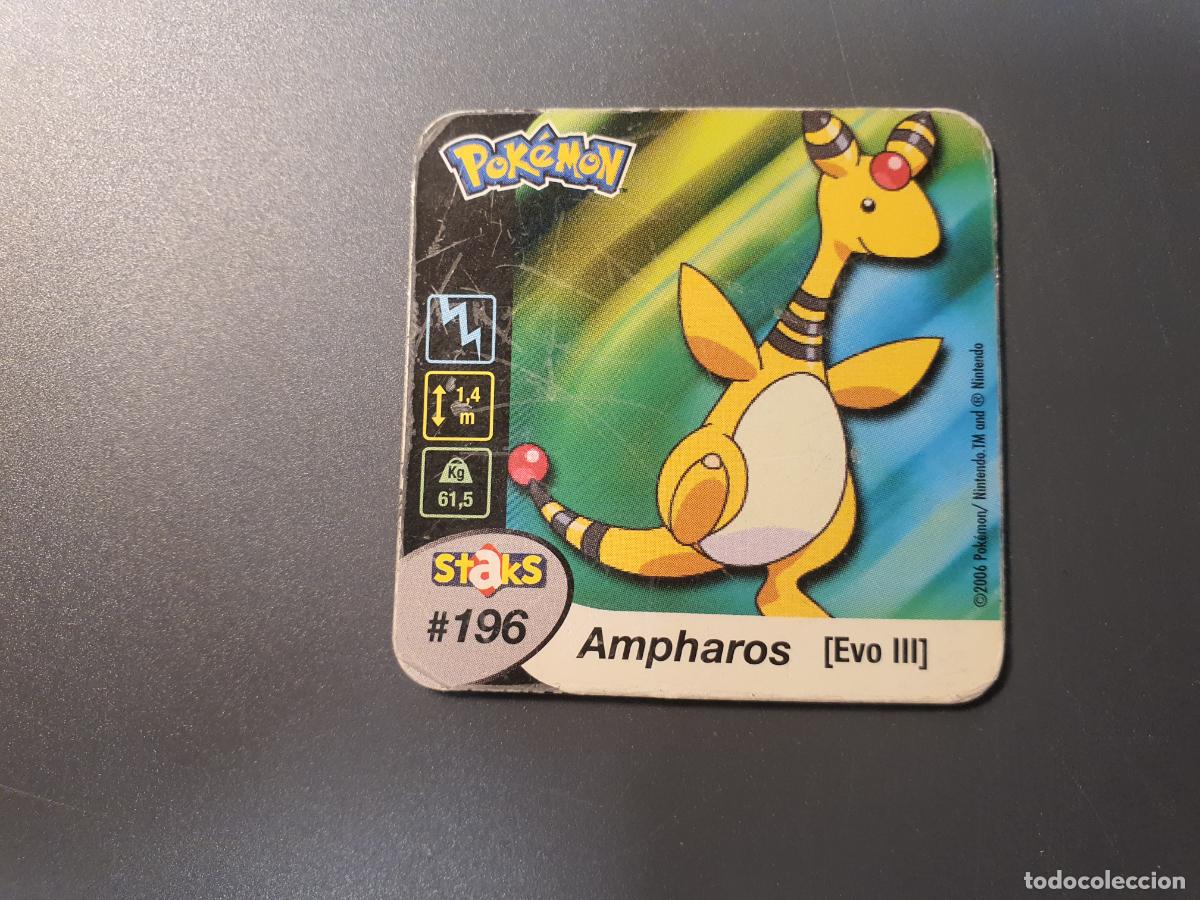 Juguetes antiguos y Juegos de colecci&oacute;n: TAZO CROMO POKEMON -- 2006 -- POKEMON STAKS -- N&ordm; 196