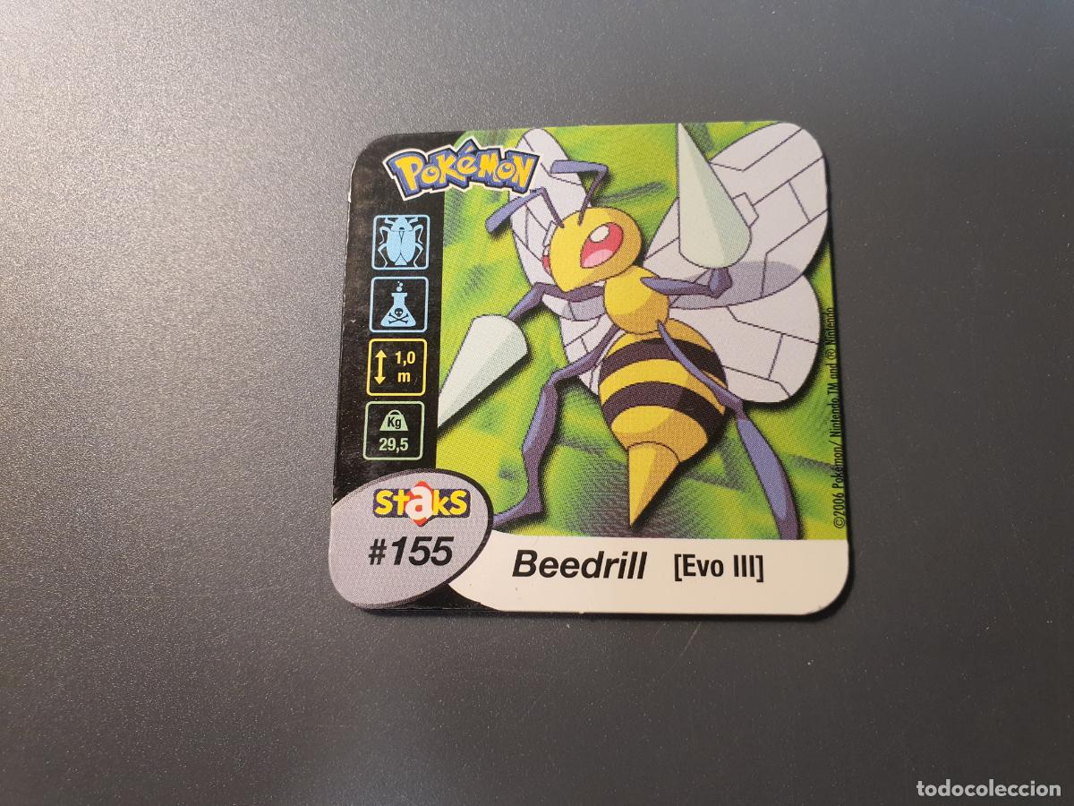 Juguetes antiguos y Juegos de colecci&oacute;n: TAZO CROMO POKEMON -- 2006 -- POKEMON STAKS -- N&ordm; 155