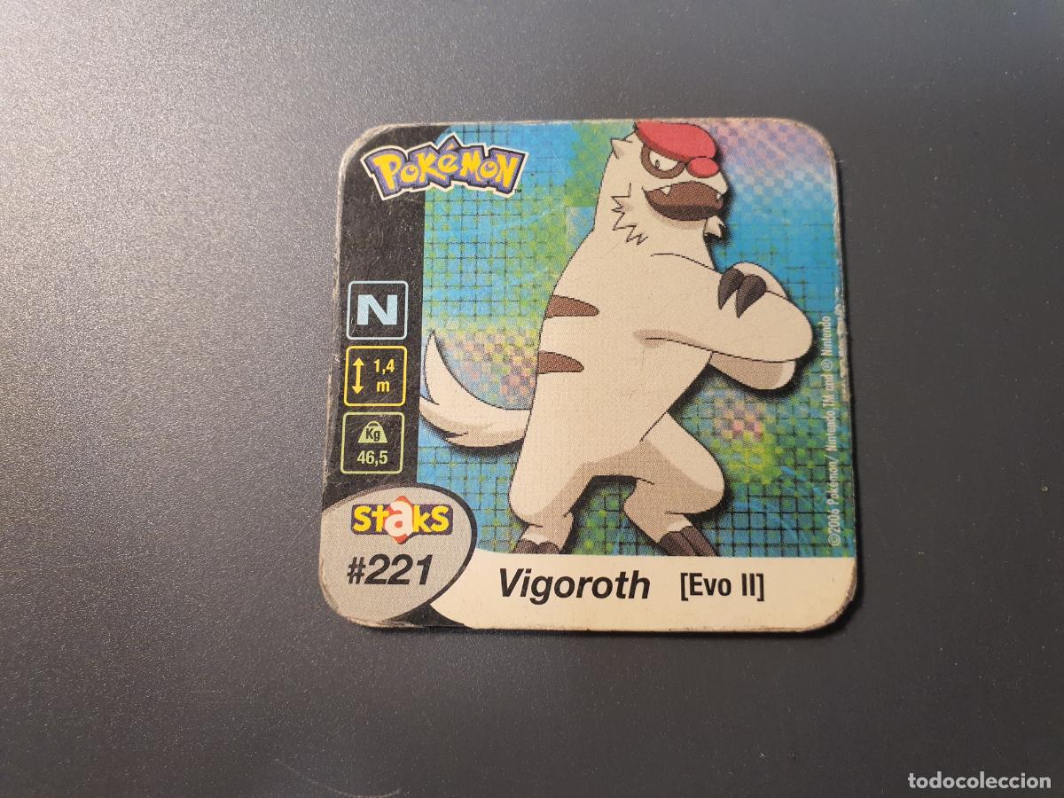 Juguetes antiguos y Juegos de colecci&oacute;n: TAZO CROMO POKEMON -- 2006 -- POKEMON STAKS -- N&ordm; 221