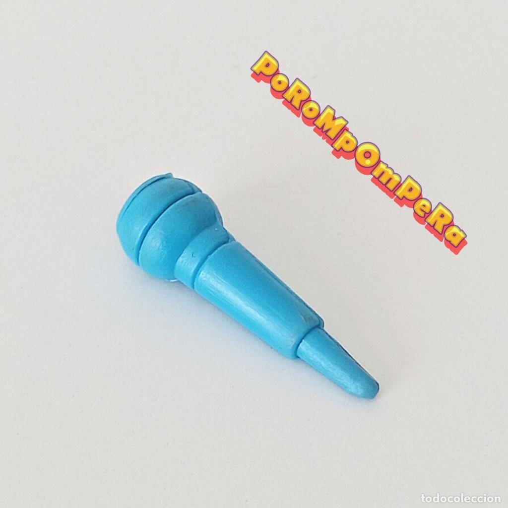 Juguetes antiguos y Juegos de colecci&oacute;n: MICR&Oacute;FONO AZUL CLARO SIMILAR LEGO PLAYMOBIL MICRO M&Uacute;SICA - SET/S POR DETERMINAR M3