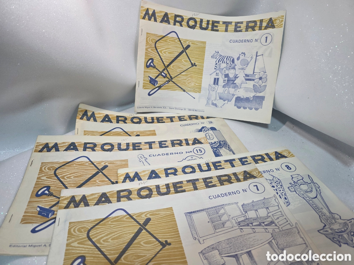 Juguetes antiguos y Juegos de colecci&oacute;n: 5 Cuadernos marqueter&iacute;a editorial Miguel Salvatella vintage