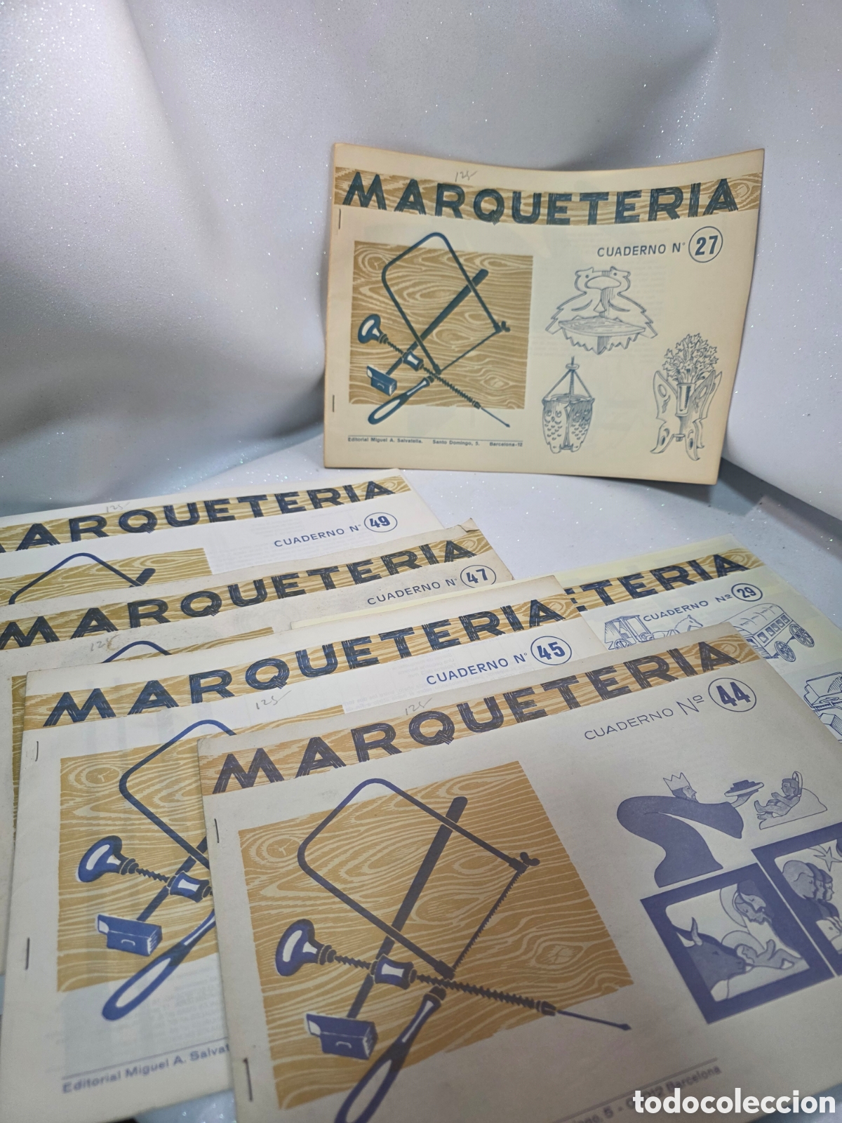 Juguetes antiguos y Juegos de colecci&oacute;n: Lote 6 cuadernos marqueter&iacute;a editorial Miguel salvatella a&ntilde;os 80