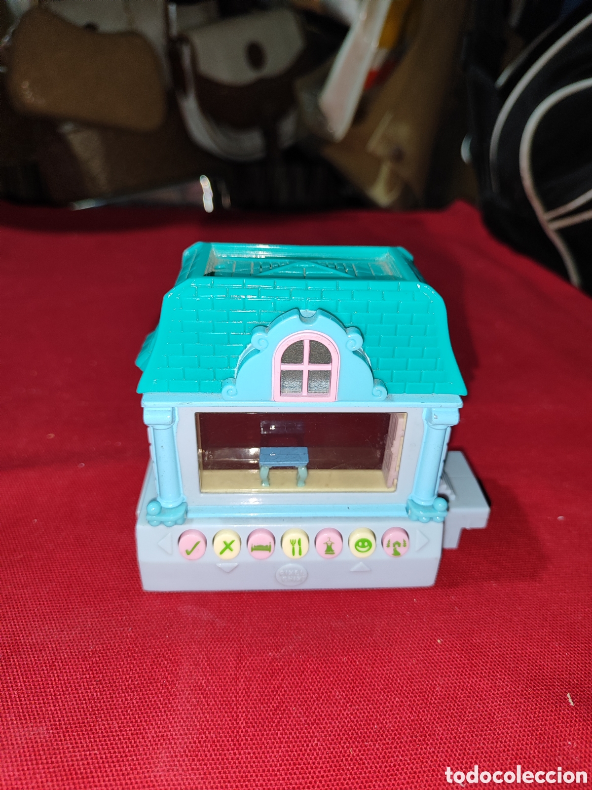 Juguetes antiguos y Juegos de colecci&oacute;n: Consola PIXEL CHIX DOLLHOUSE CASA AZUL 2005 MATTEL FUNCIONANDO