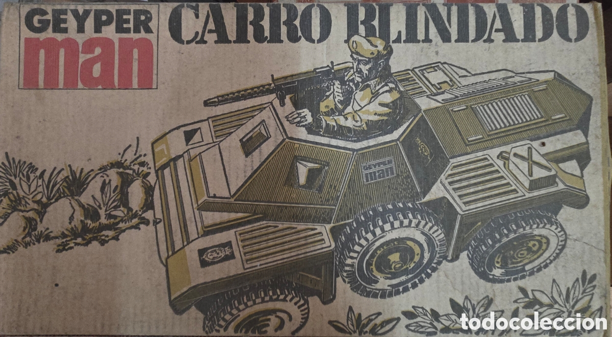 Juguetes antiguos y Juegos de colecci&oacute;n: Carro blindado de combate geyperman