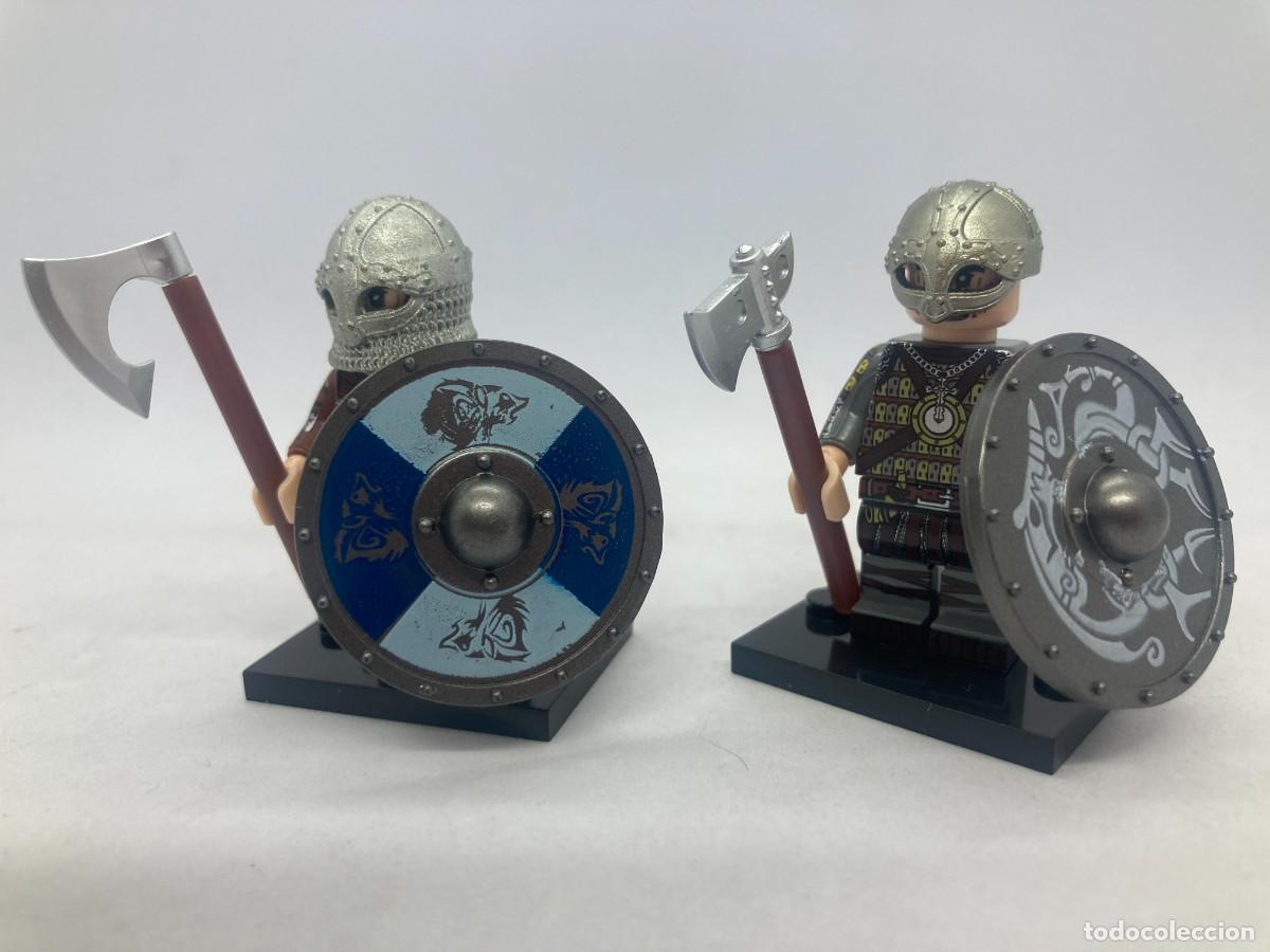 Juguetes antiguos y Juegos de colecci&oacute;n: Minifiguras Vikingos