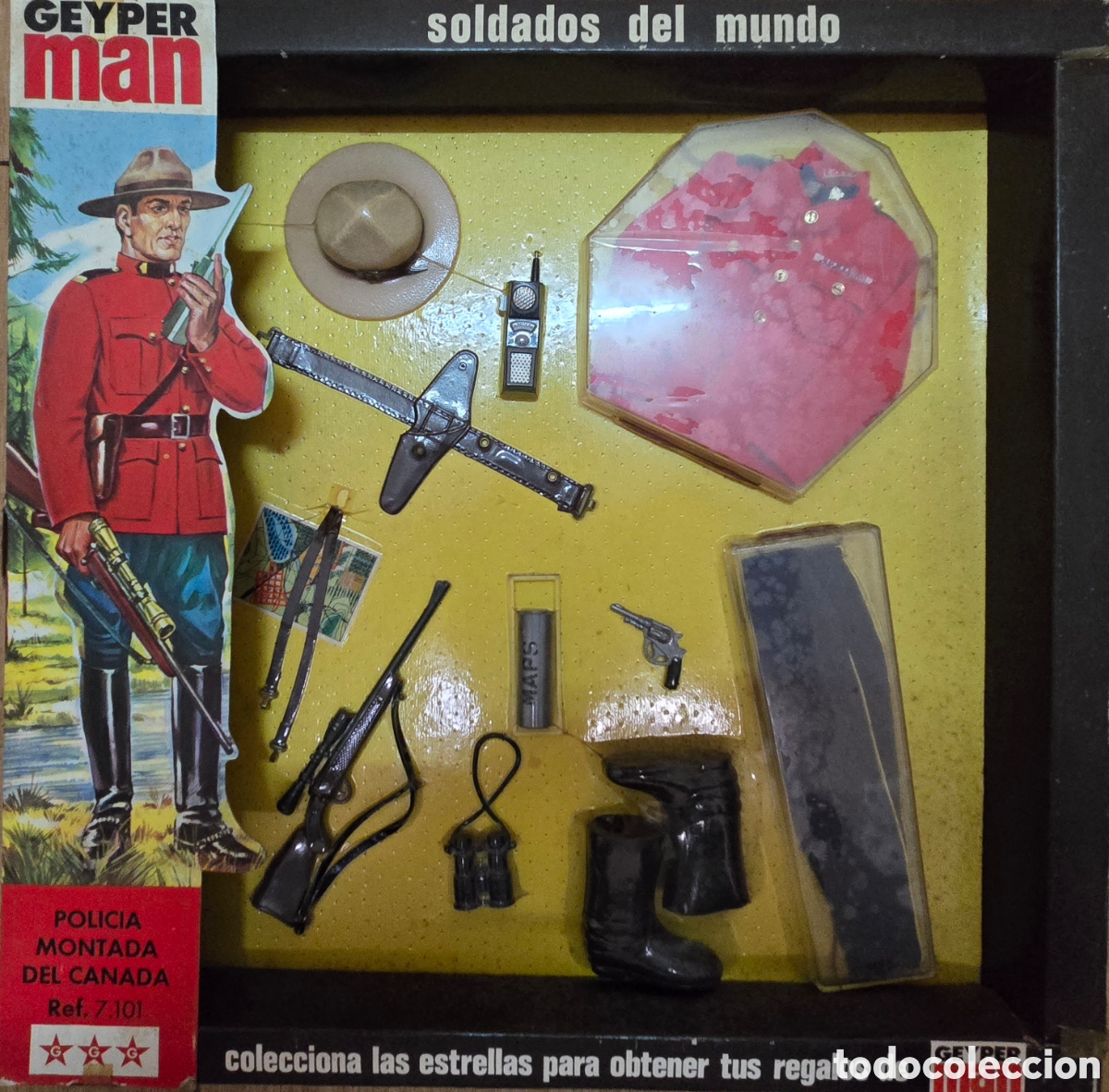Juguetes antiguos y Juegos de colecci&oacute;n: Geyperman soldados del mundo policia montada del canada