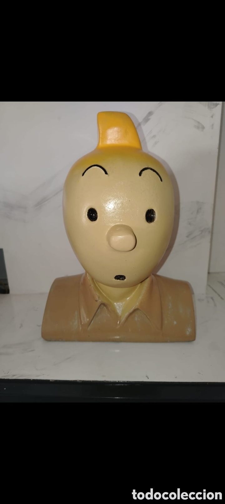 Juguetes antiguos y Juegos de colecci&oacute;n: Figura busto Tint&iacute;n Vintange