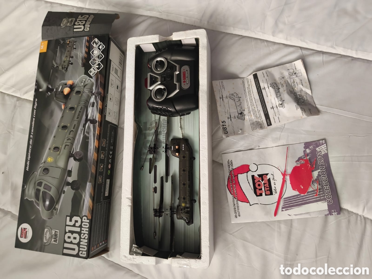 Juguetes antiguos y Juegos de colecci&oacute;n: Helicoptero militar contro remoto. U815 Gunshop. 2013.