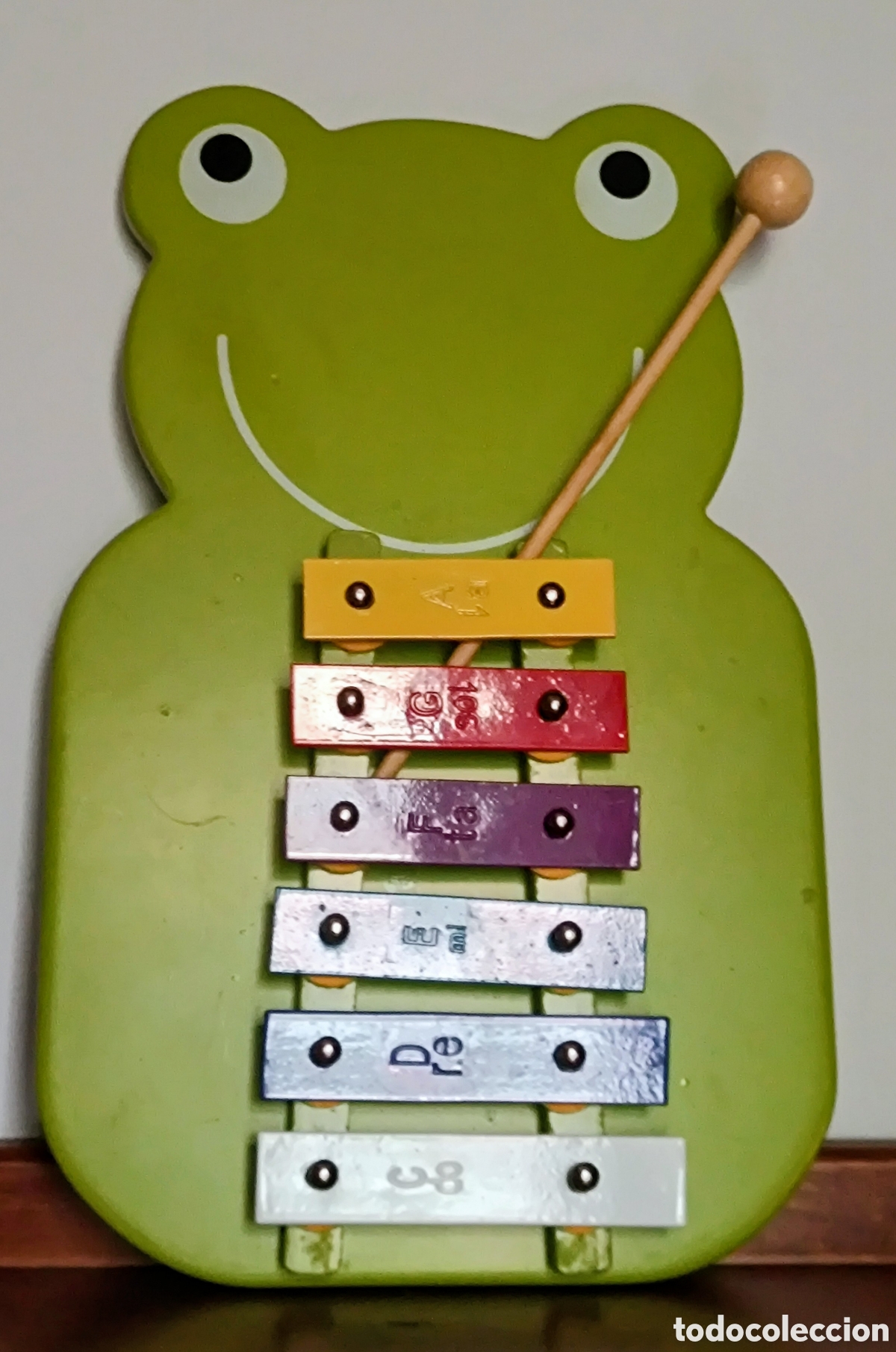 Juguetes antiguos y Juegos de colecci&oacute;n: Xil&oacute;fono de ni&ntilde;o de madera y metal