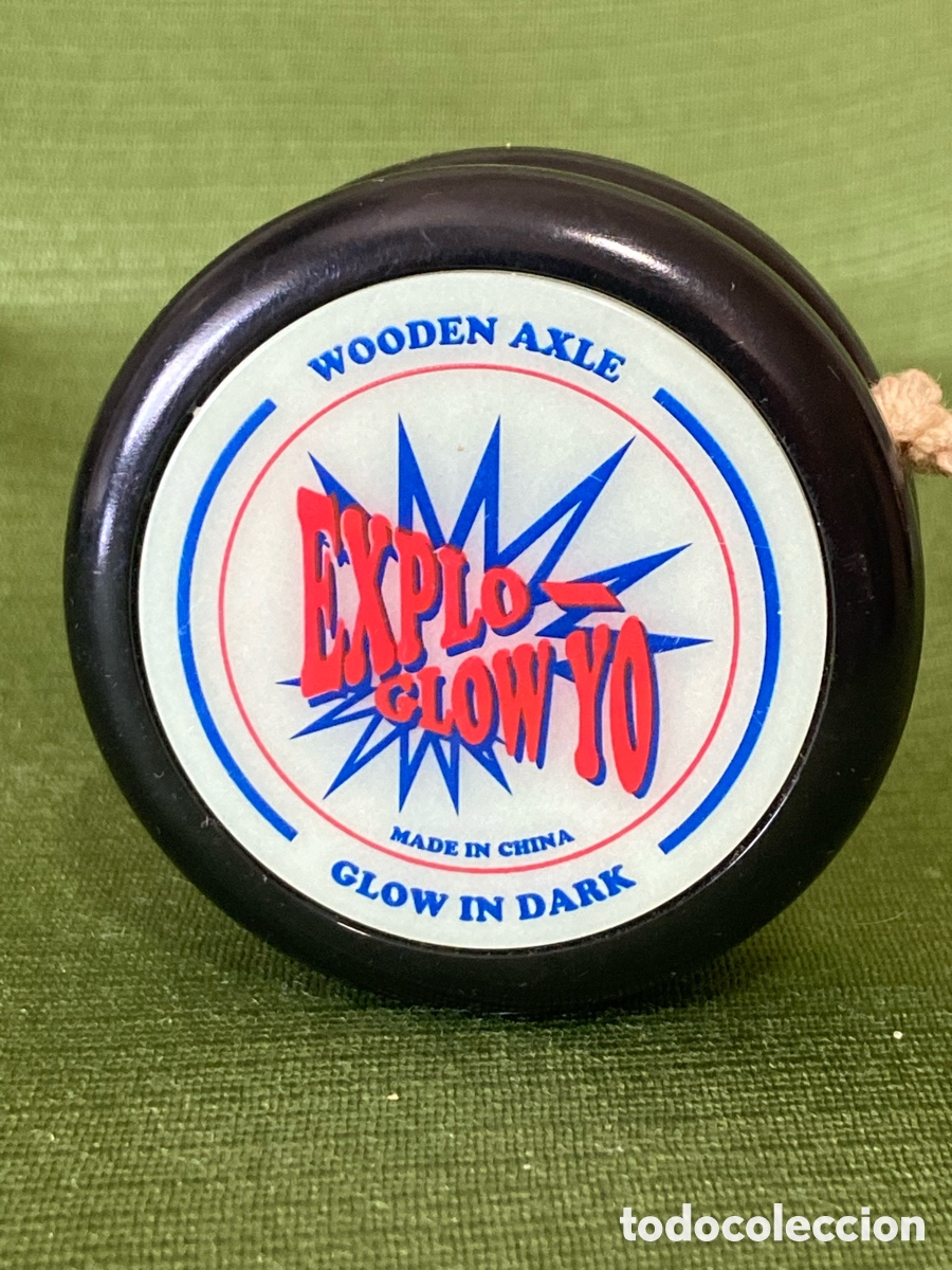 Juguetes antiguos y Juegos de colecci&oacute;n: Yo-yo Explo-glow yo. Wooden axle. Yoyo.