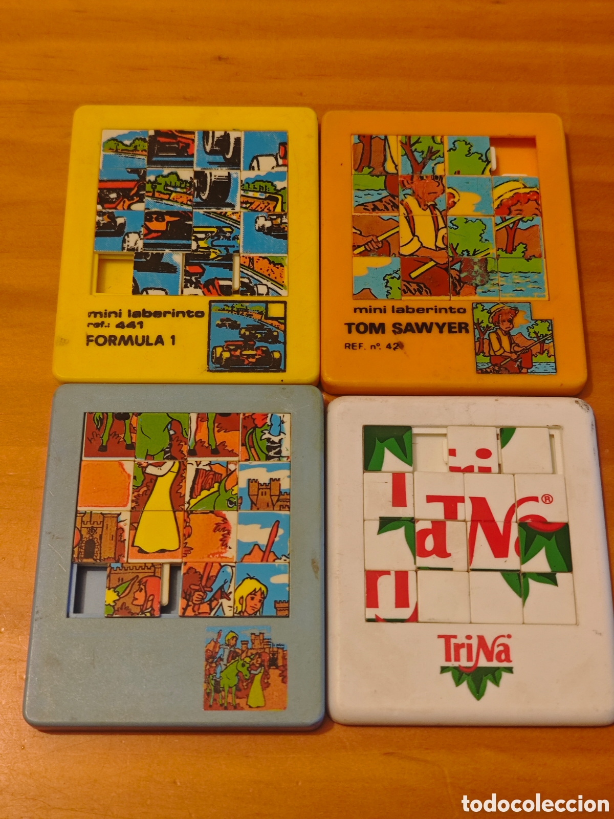 Juguetes antiguos y Juegos de colecci&oacute;n: 4 Mini Puzzles...........