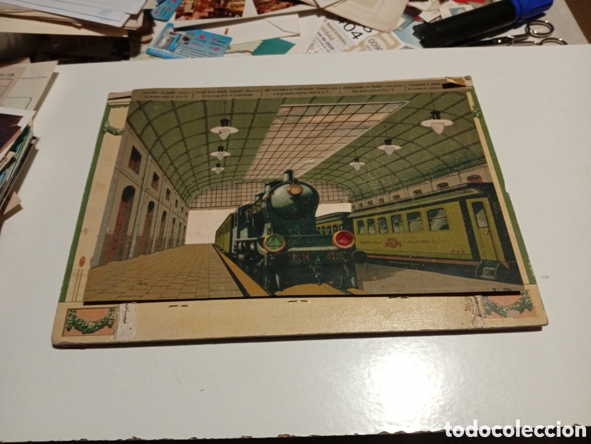 Juguetes antiguos y Juegos de colecci&oacute;n: El Teatro de los Ni&ntilde;os Seix &Barral Herms, Barcelona tren