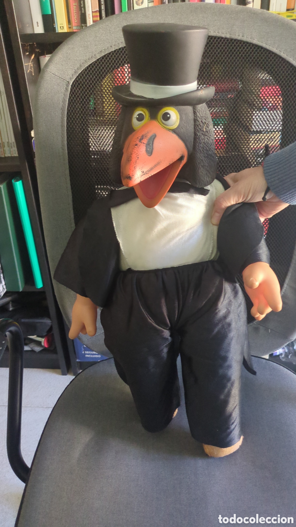 Juguetes antiguos y Juegos de colecci&oacute;n: Mu&ntilde;eco marioneta Rockefeller JL Moreno En venta hasta el 17 de mayo.