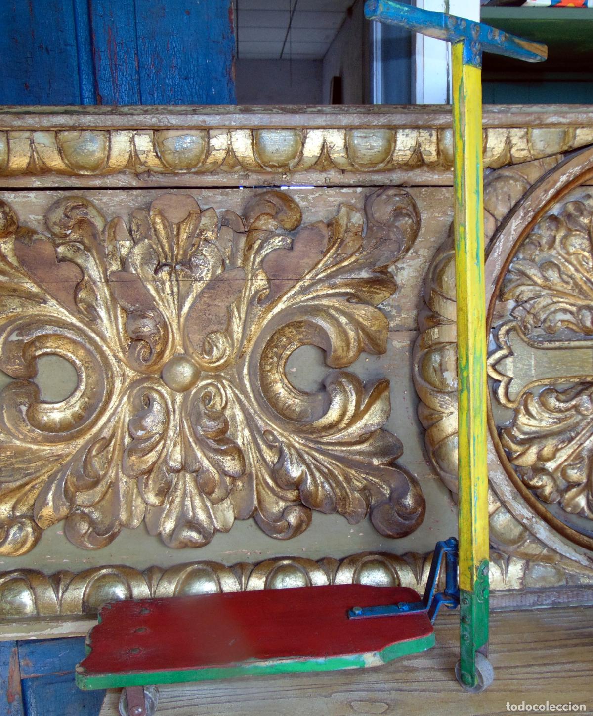 Juguetes antiguos y Juegos de colecci&oacute;n: ANTIGUO MONOPATIN DE MADERA ARTESANAL MUY DECORATIVO