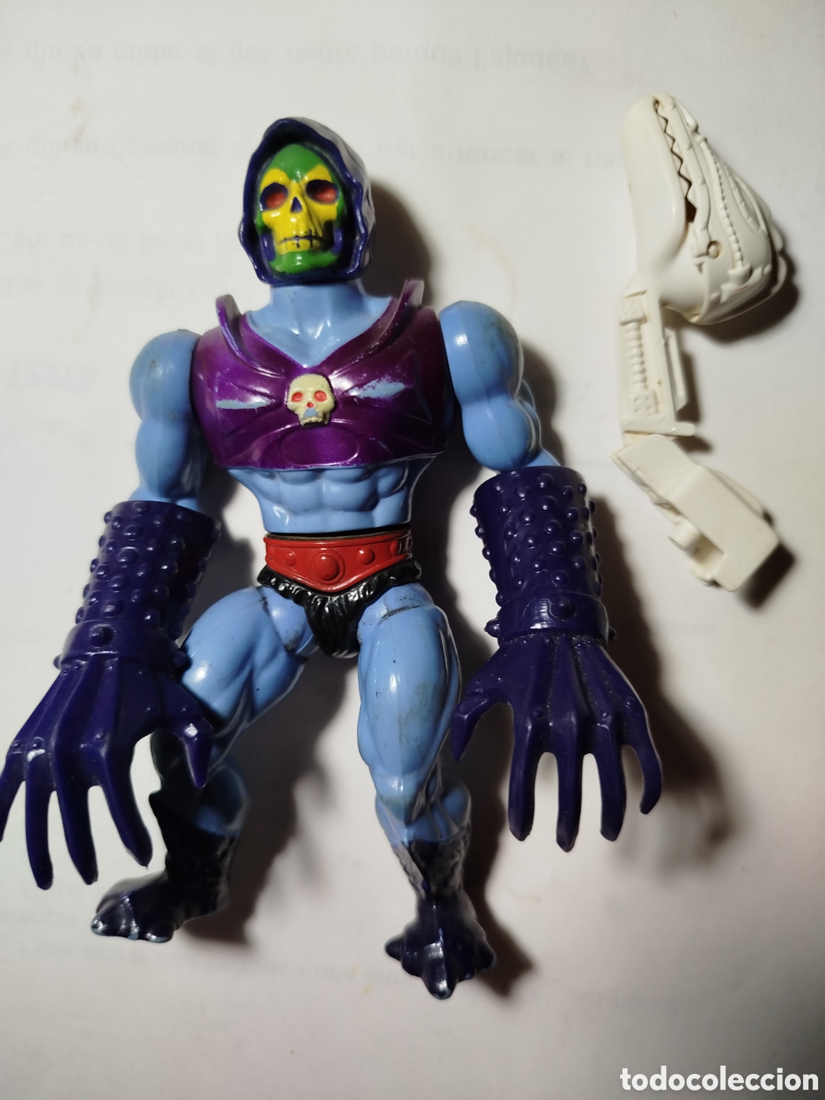 Juguetes antiguos y Juegos de colecci&oacute;n: Figura skeletor retro vintage