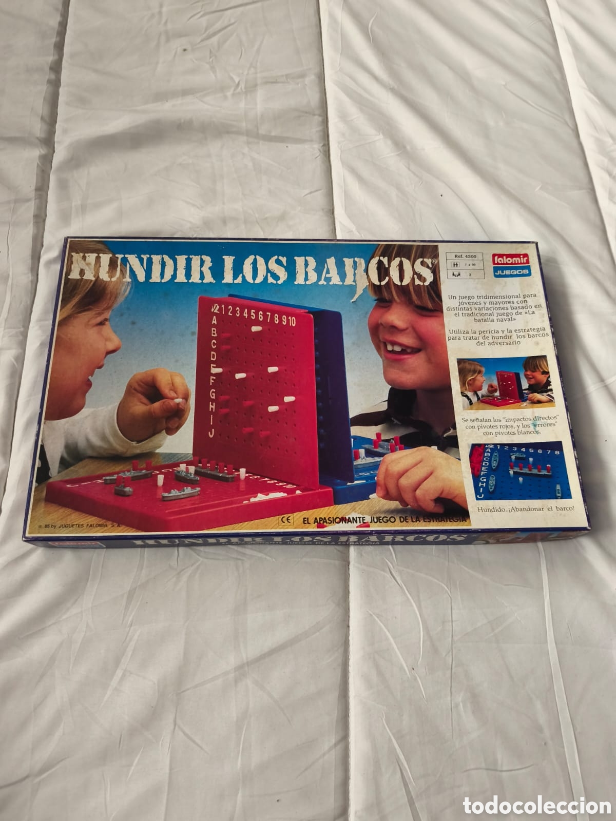 Juguetes antiguos y Juegos de colecci&oacute;n: Hundir los barcos. Falomir juegos. 1980