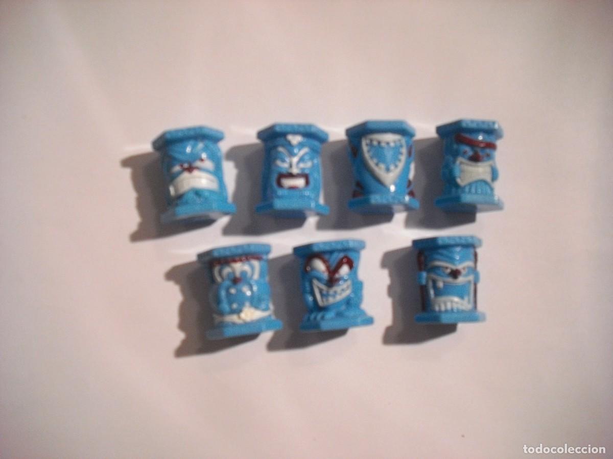 Brinquedos antigos e Jogos de cole&ccedil;&atilde;o: ABATONS TOTEMS TRIBU POLYWEEP . LOTE DE 7