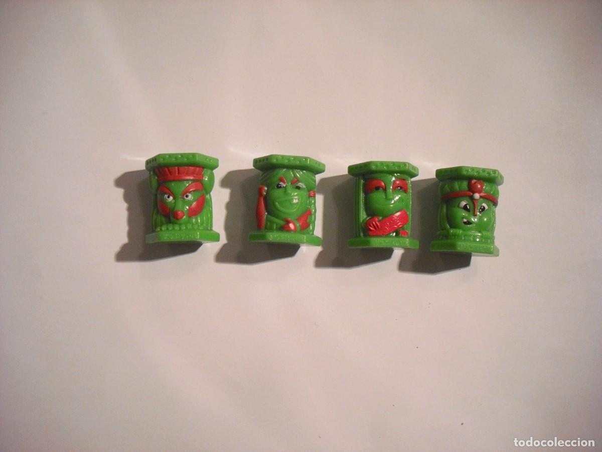 Giocattoli antichi e Giochi di collezione: ABATONS TOTEMS TRIBU APACHACOTA . LOTE DE 4