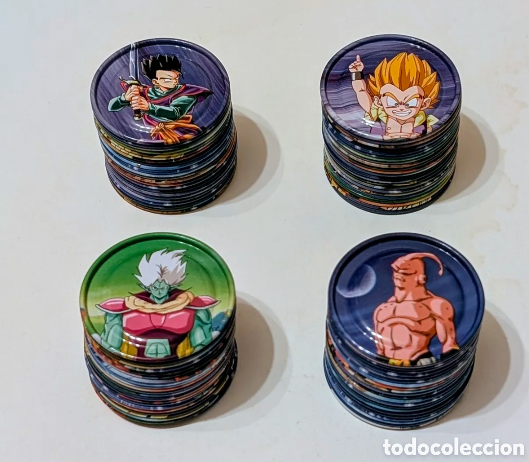 Juguetes antiguos y Juegos de colecci&oacute;n: Dragon Ball Z Lote Tazos cromos Gliders E-Max. Bola de Dragon. Bola de Drac. Dragon Ball Z