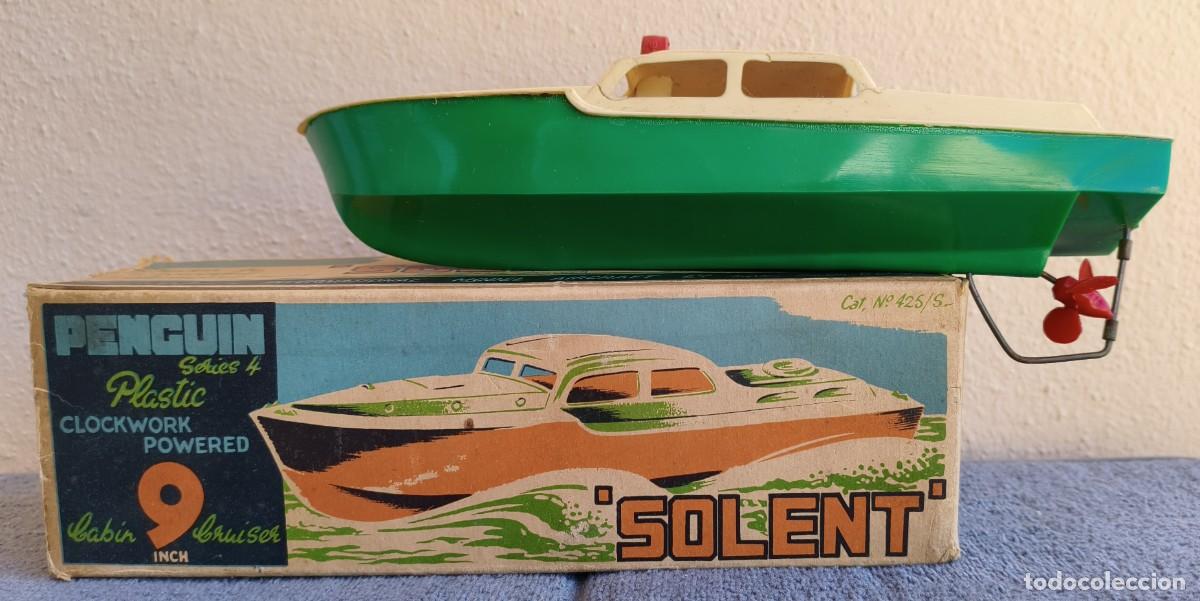 Altes Spielzeug und Spiele: Lancha de recreo. Penguin. International Model Aircraft Co. Ltd. Fabricada en Inglaterra.