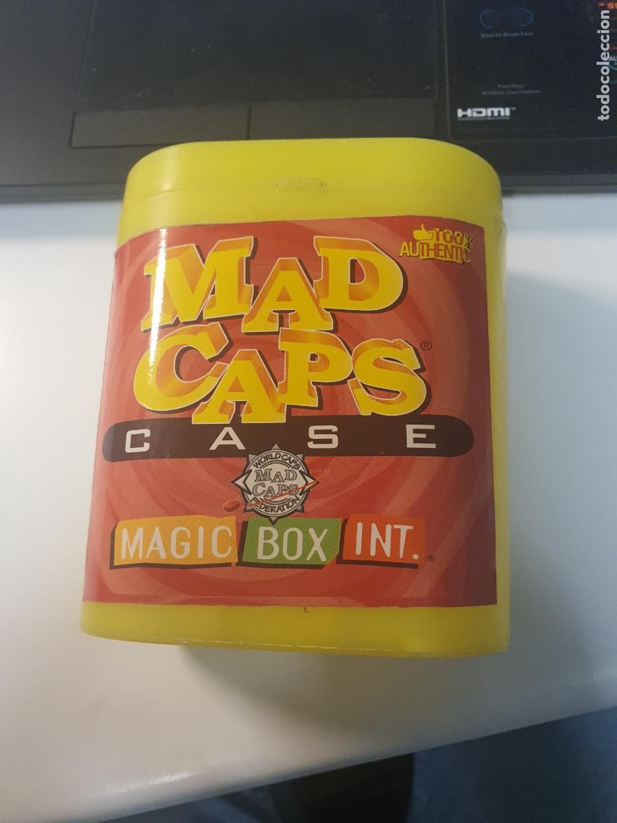 Juguetes antiguos y Juegos de colecci&oacute;n: PORTATAZOS DOBLE MADCAOS MAD CAPS TAZO PORTA MAGIC BOX INT TAZOS POKEMON MATUTANO BOLLYCAO ...