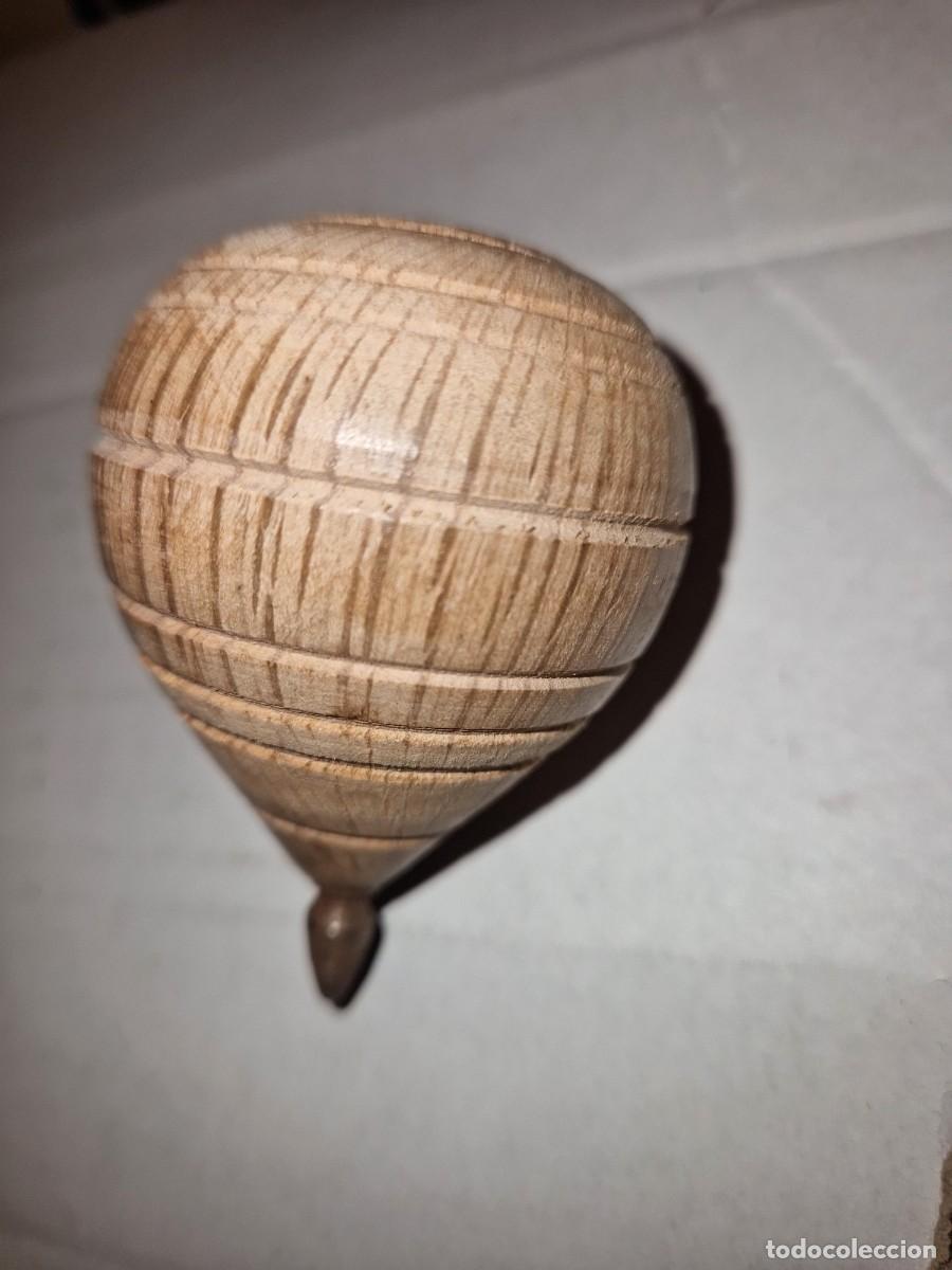 Juguetes antiguos y Juegos de colecci&oacute;n: PEONZA DE MADERA, ANTIGUA PEONZA