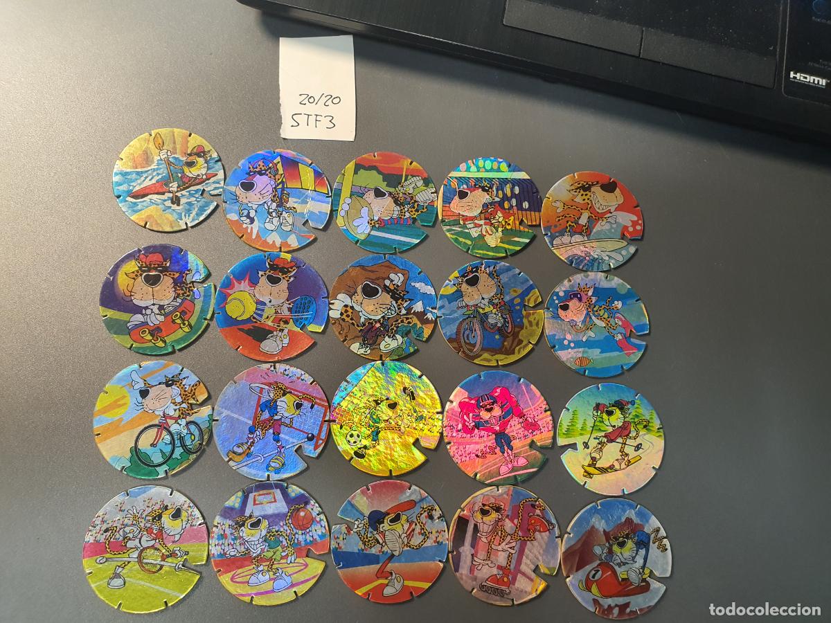 Juguetes antiguos y Juegos de colecci&oacute;n: COLECCION COMPLETA TAZO MATUTANO - SPORT & CHESTER - TAZO FLASH - 20 DE 20 TAZOS