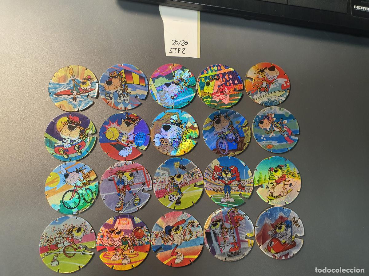 Brinquedos antigos e Jogos de cole&ccedil;&atilde;o: COLECCION COMPLETA TAZO MATUTANO - SPORT & CHESTER - TAZO FLASH - 20 DE 20 TAZOS