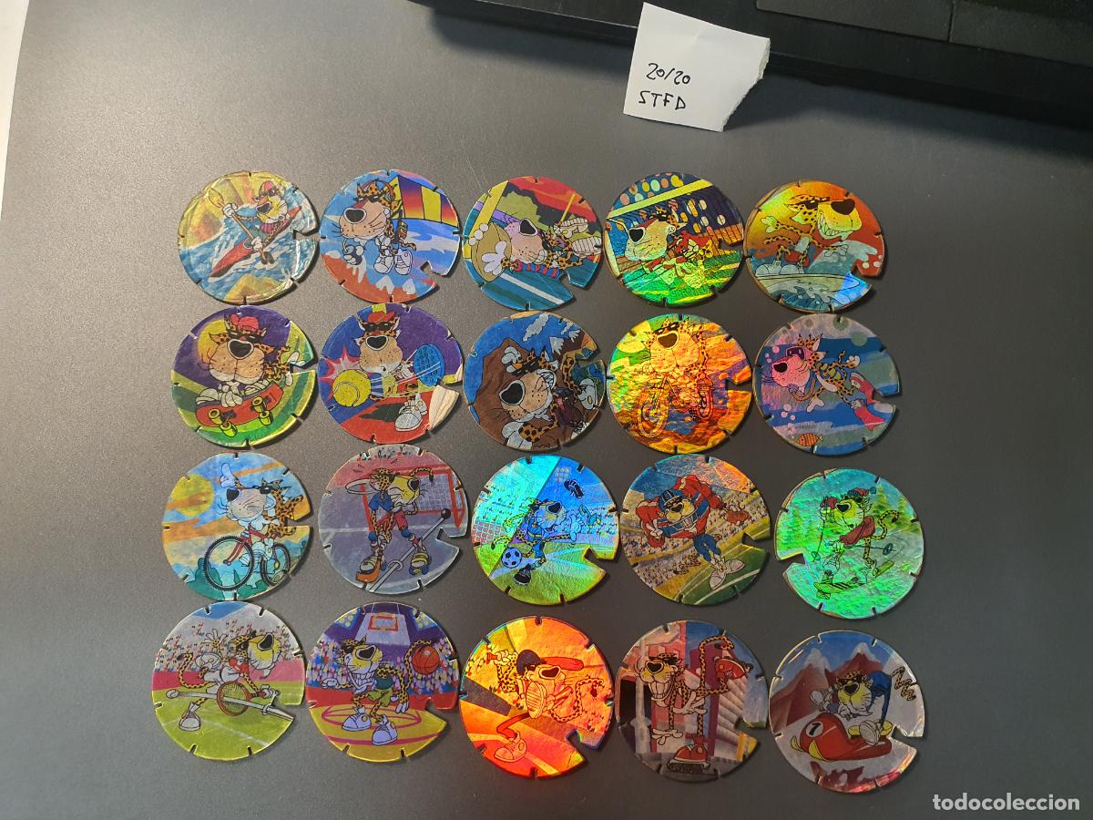 Juguetes antiguos y Juegos de colecci&oacute;n: COLECCION COMPLETA TAZO MATUTANO - SPORT & CHESTER - TAZO FLASH - 20 DE 20 TAZOS